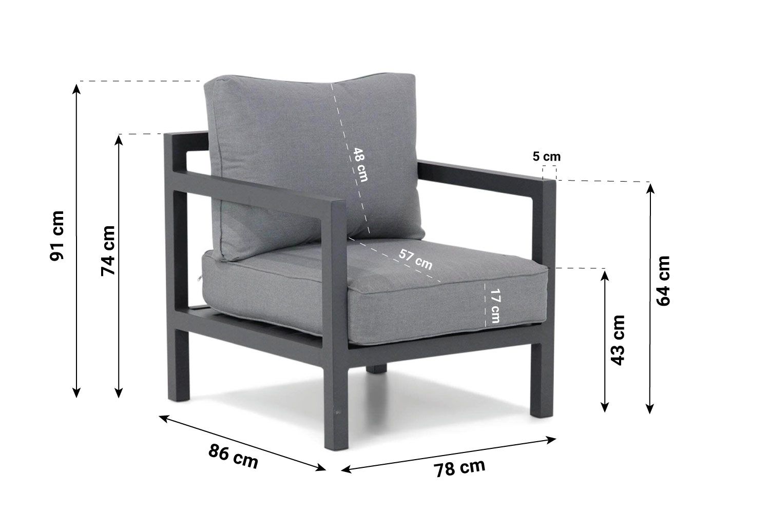 Lifestyle Lagos hoek loungeset 6-delig thumbnail