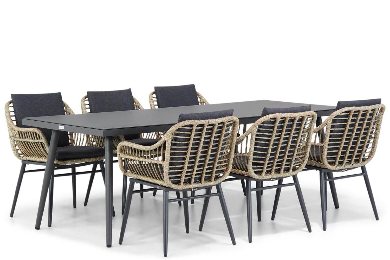 Coco Leonardo/Valencia 220 cm dining tuinset 7-delig thumbnail