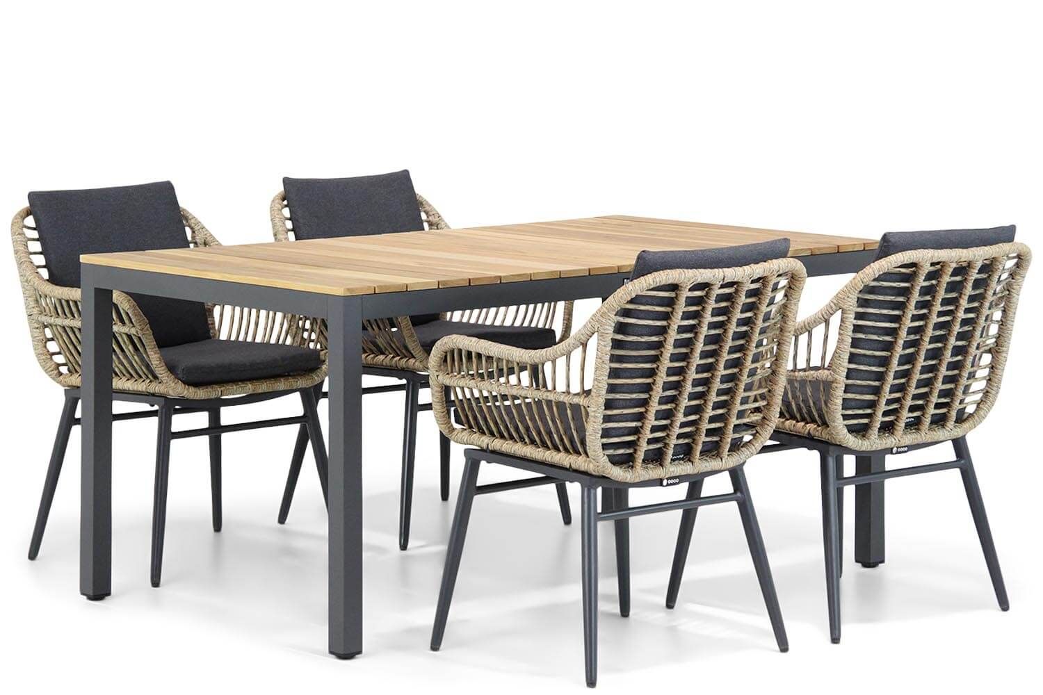 Coco Leonardo/Mazzarino 160 cm dining tuinset 5-delig thumbnail