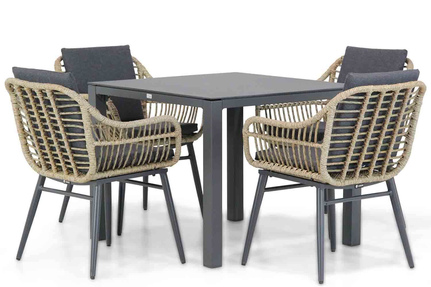 Coco Leonardo/Pallazo 90 cm dining tuinset 5-delig thumbnail