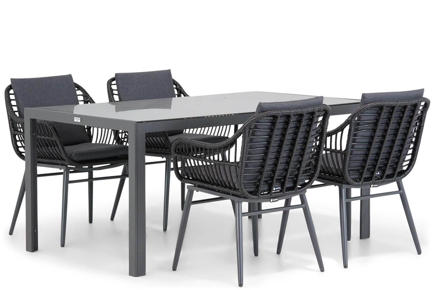 Coco Leonardo/Mondello 160 cm dining tuinset 5-delig thumbnail