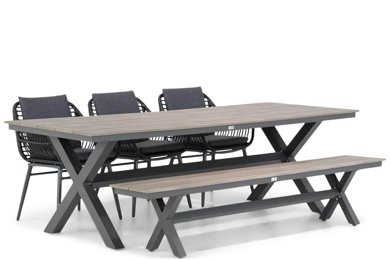 Coco Leonardo/Forest 240 cm dining tuinset 5-delig thumbnail