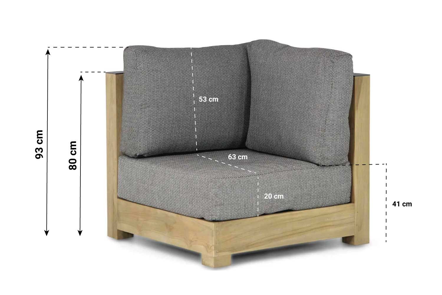Santika Levante lounge tuinbank 2-delig