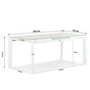 Lifestyle Rome/Alicante 180/240 cm dining tuinset 5-delig thumbnail