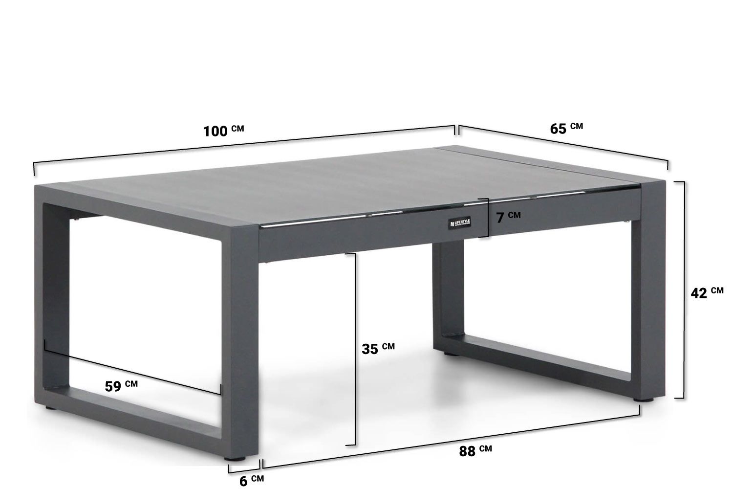 Lifestyle Batala stoel-bank loungeset 4-delig