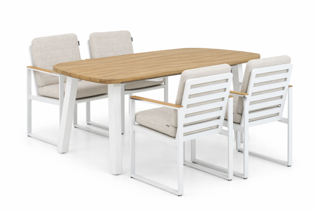 Lifestyle Faro/Falcon 180cm dining tuinset 5-delig