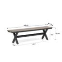 Presto Ricadi/Forest 180 cm dining tuinset 4-delig thumbnail