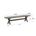 Santika Annisa/Forest 240 cm dining tuinset 5-delig thumbnail