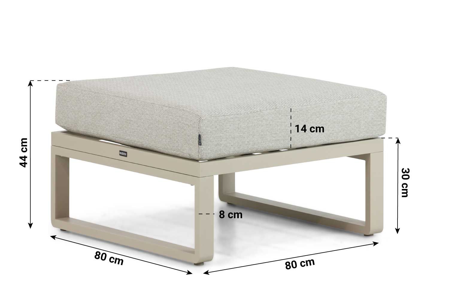 Lifestyle Lezo stoel-bank loungeset 4-delig