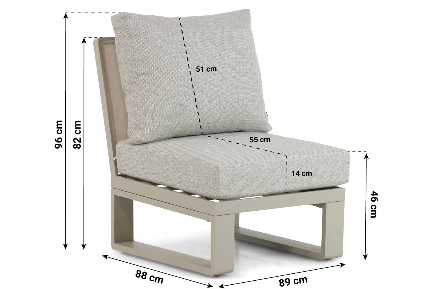 Lifestyle Lezo hoek loungeset 5-delig