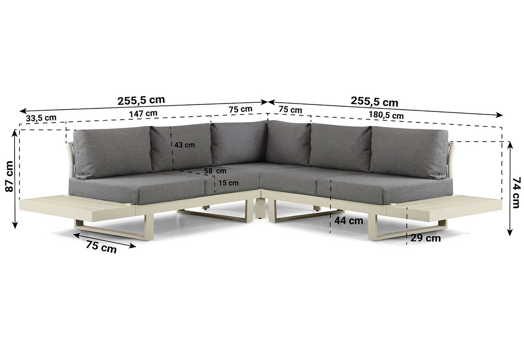 Lifestyle Lorenzo hoek loungeset 6-delig