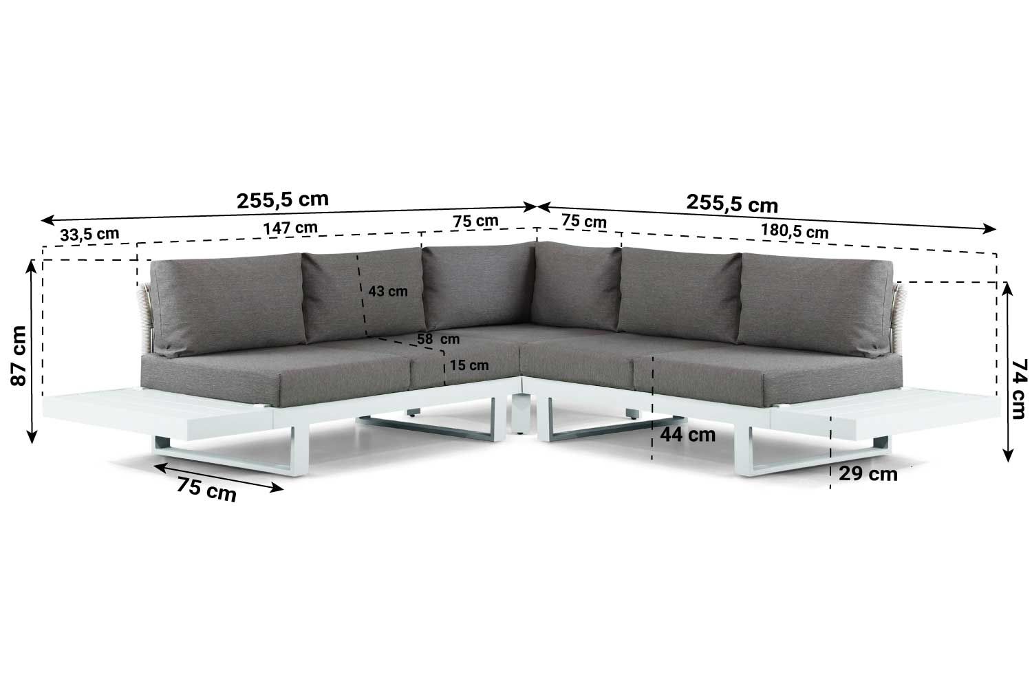 Lifestyle Lorenzo hoek loungeset 6-delig
