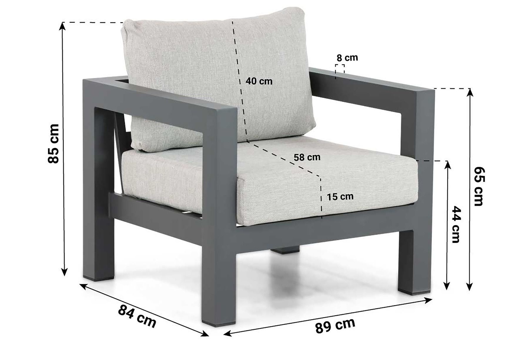 Lifestyle Luca lounge tuinstoel