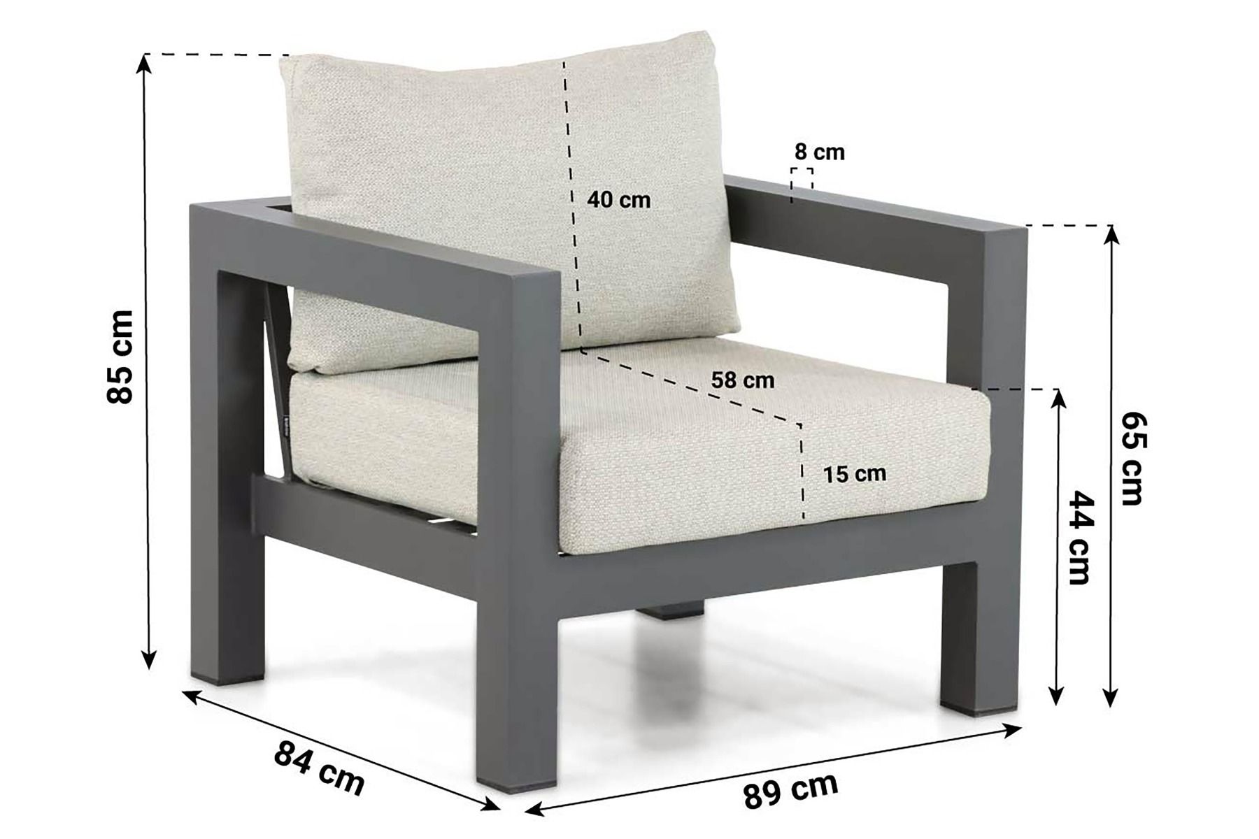 Lifestyle Luca lounge tuinstoel