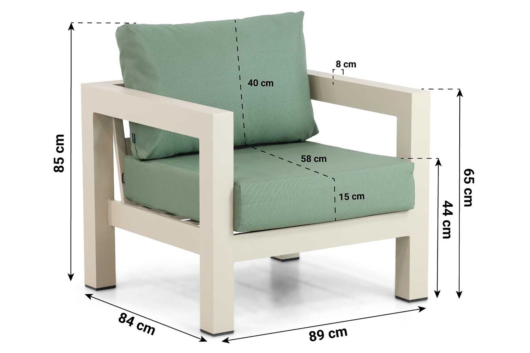 Lifestyle Luca lounge tuinstoel