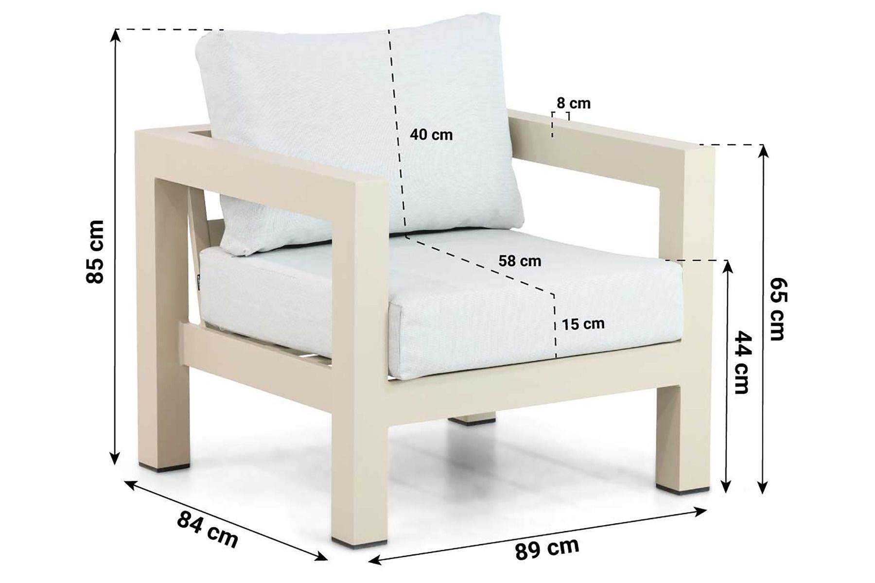 Lifestyle Luca lounge tuinstoel
