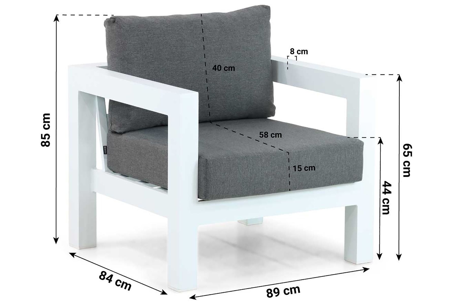 Lifestyle Luca lounge tuinstoel