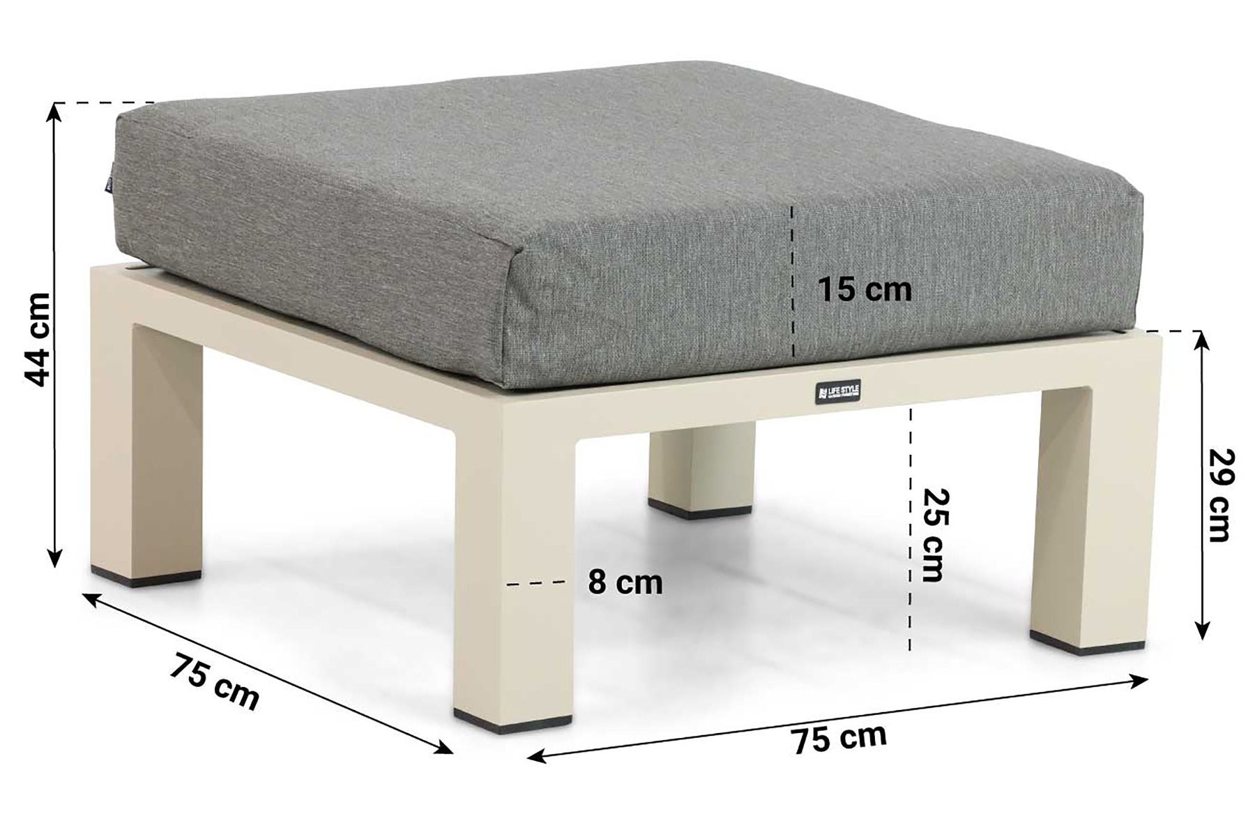 Lifestyle Luca hoek loungeset 4-delig thumbnail