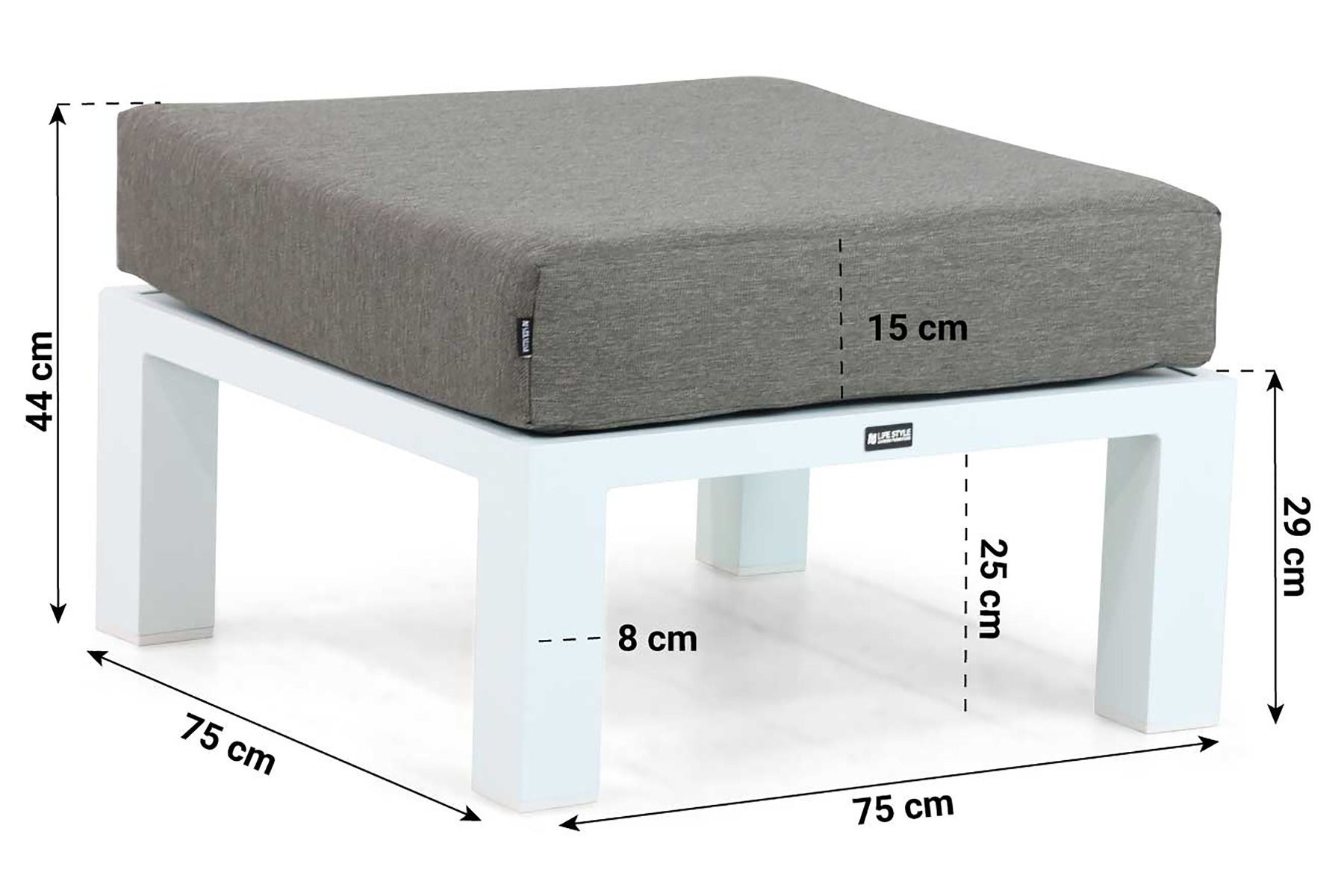 Lifestyle Luca hoek loungeset 4-delig thumbnail