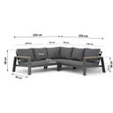 Lifestyle Marietta hoek loungeset 3-delig thumbnail