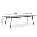 Coco Azzano/Matale 240 cm dining tuinset 7-delig thumbnail