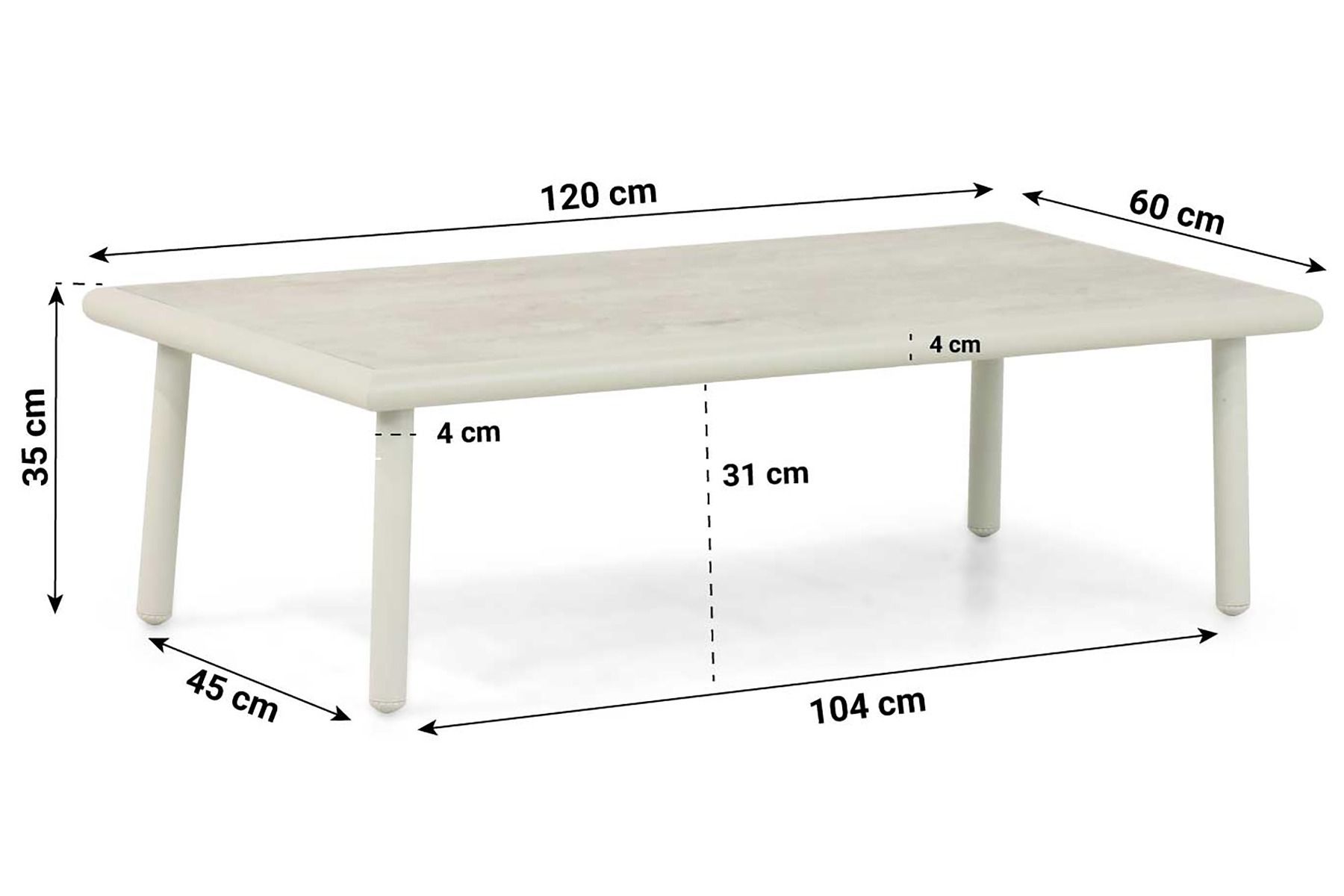 Lifestyle Norte stoel-bank loungeset 4-delig