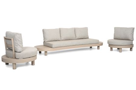 Lifestyle Organio stoel-bank loungeset 3-delig