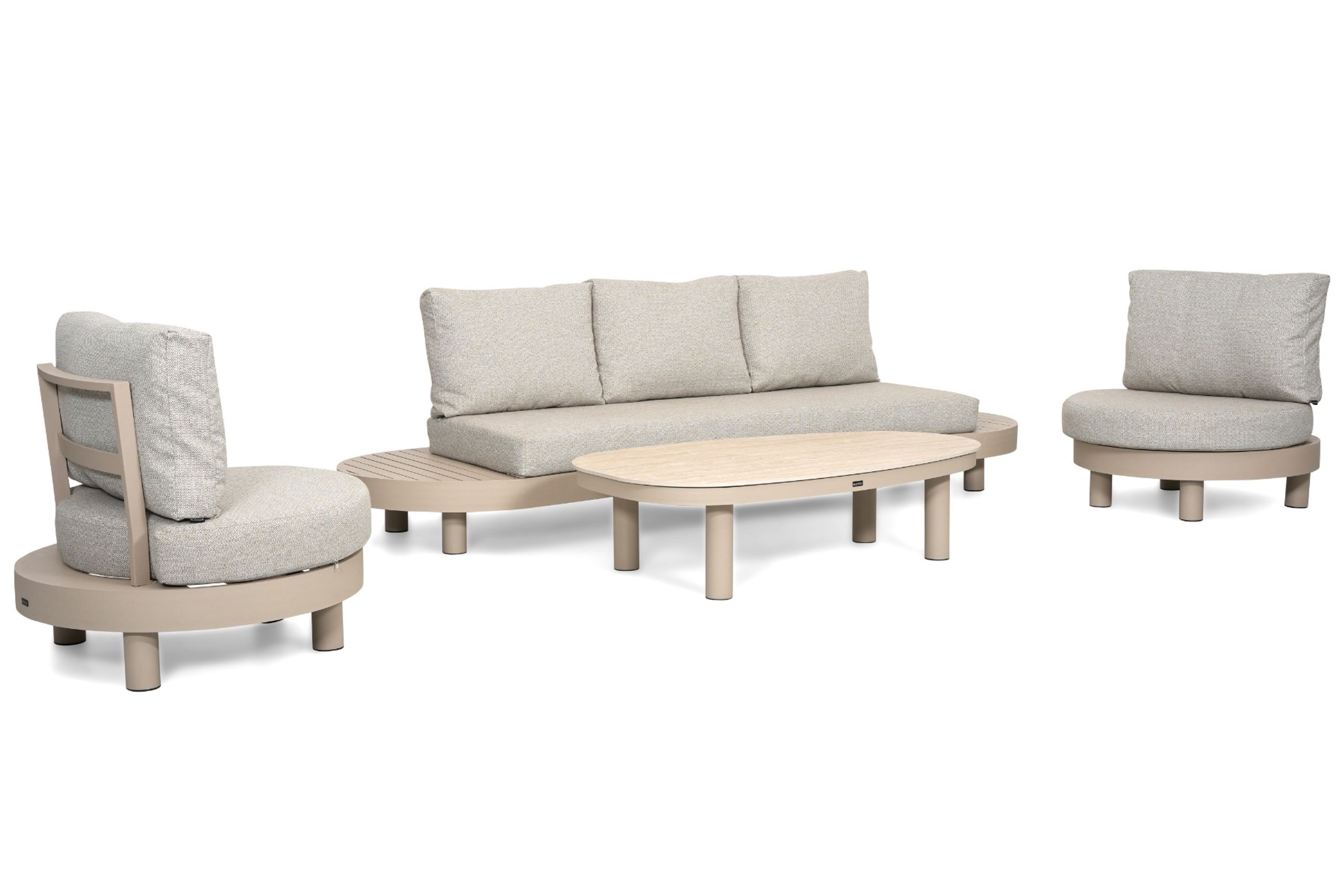 Lifestyle Organio/Mira stoel-bank loungeset 4-delig
