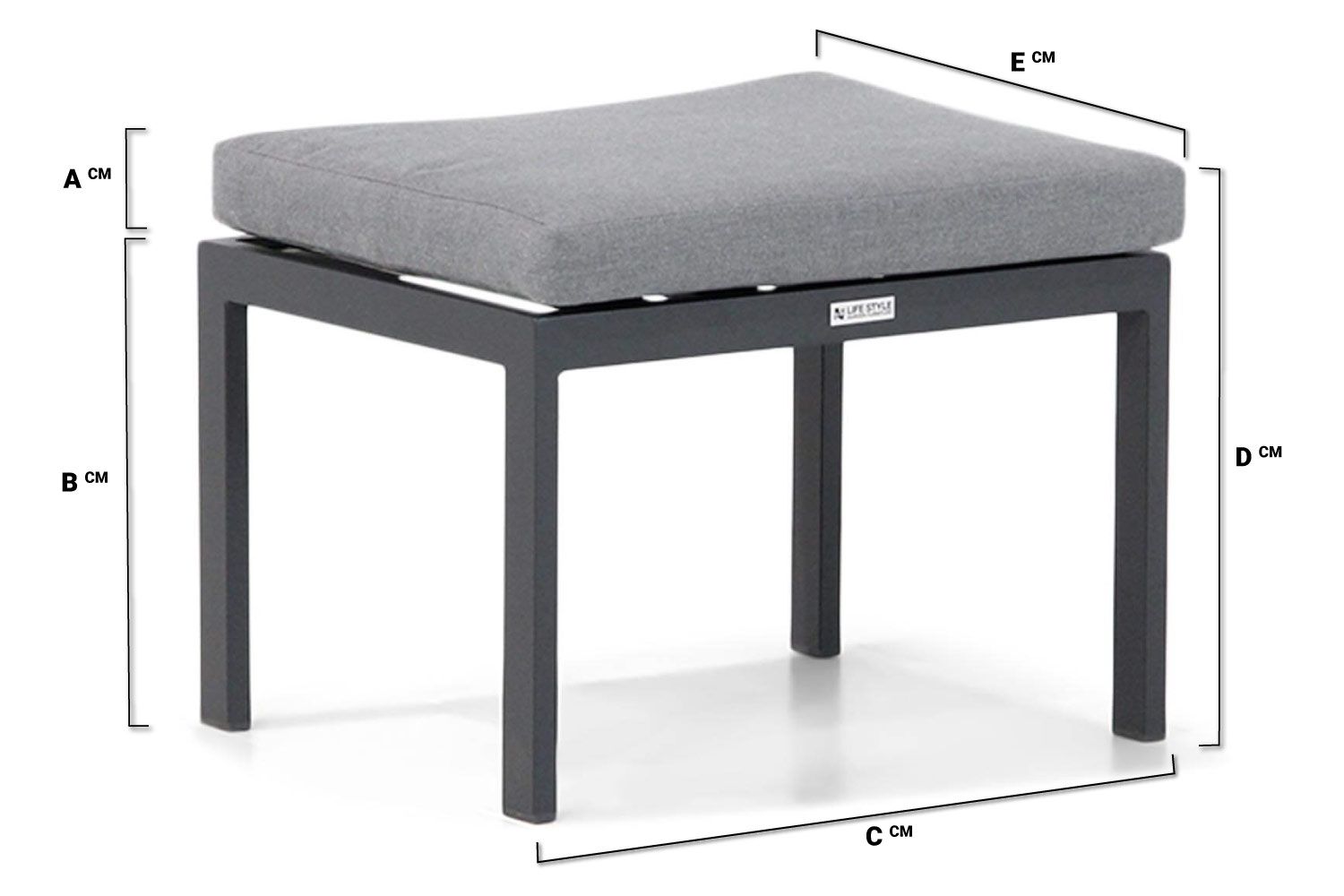 Lifestyle Palazzo/Seaside 120 cm stoel-bank loungeset 6-delig thumbnail