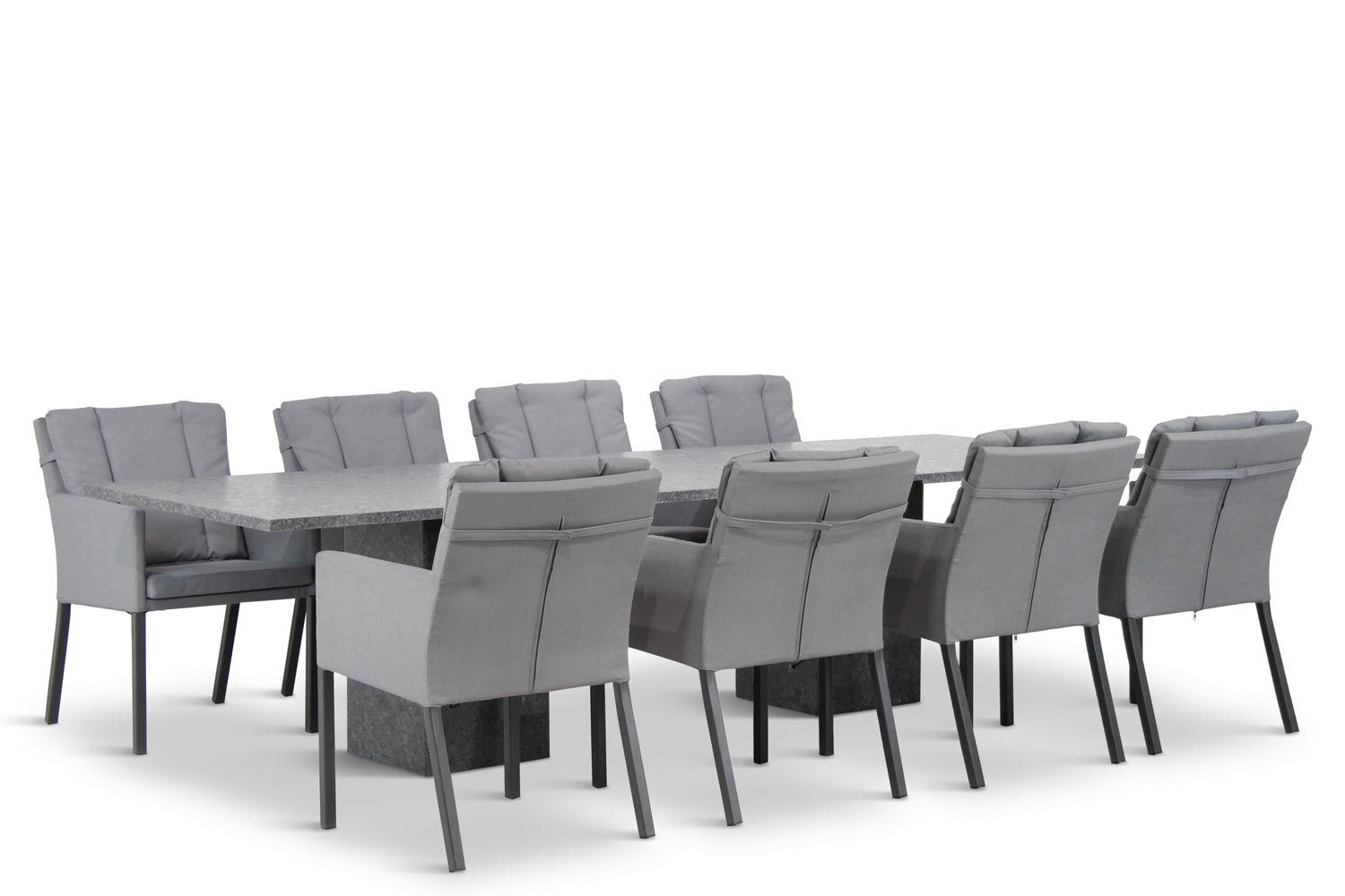 Lifestyle Parma/Graniet 300 cm dining tuinset 9-delig thumbnail