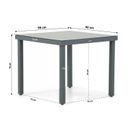 Lifestyle Rome/Porto 90 cm dining tuinset 5-delig thumbnail