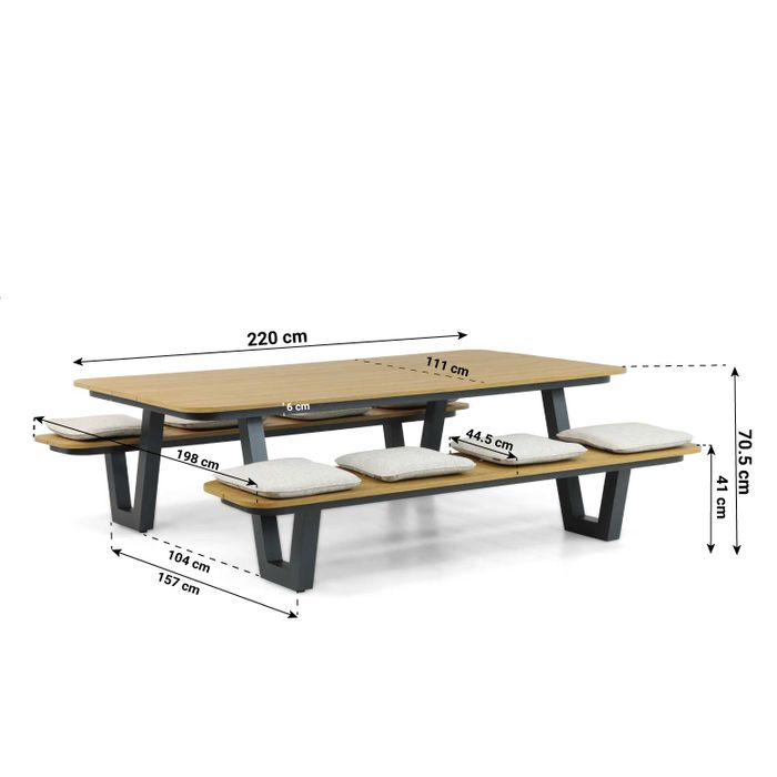 Lifestyle Rio picknicktafel