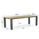 Lifestyle Verona/Riviera 240 cm dining tuinset 7-delig thumbnail
