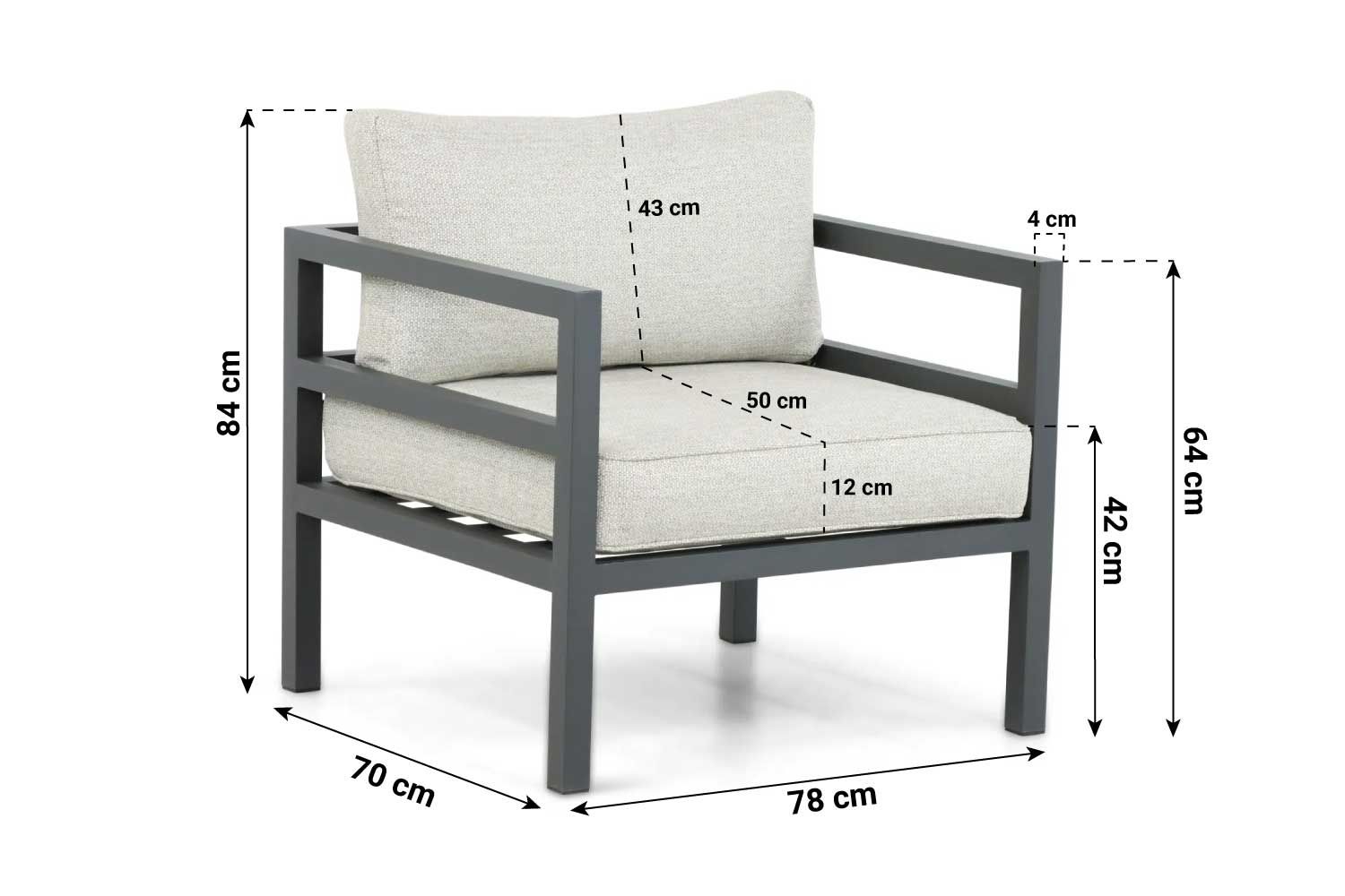 Lifestyle Rodenzo lounge tuinstoel