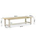 Lifestyle San Francisco dining tuintafel 300 x 100 cm thumbnail