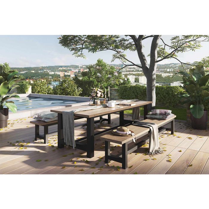 Lifestyle San Francisco 260 cm dining tuinset 3-delig 