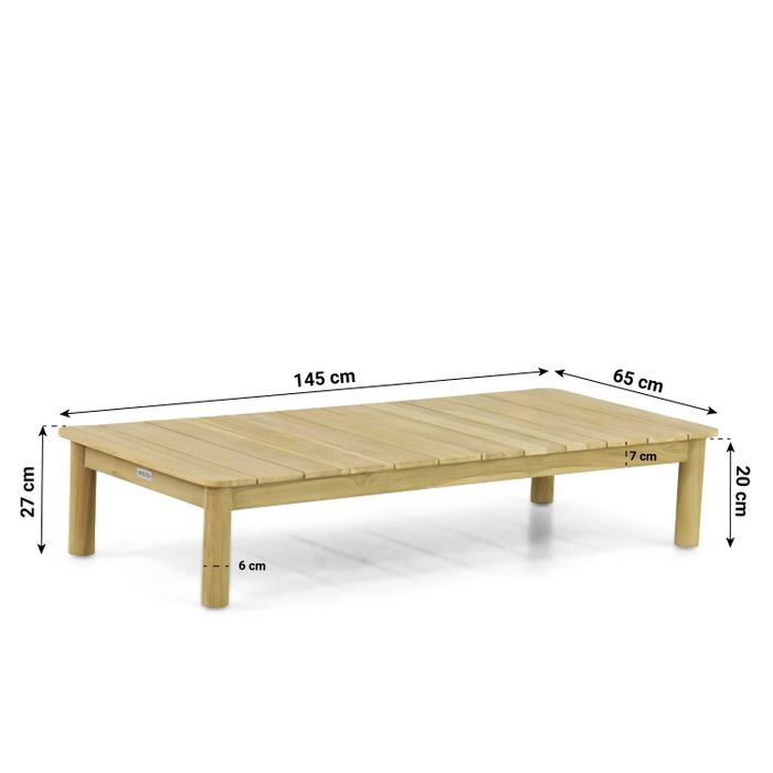 Lifestyle Sentis loungetafel 145 cm