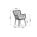 De Laan Toledo/Weston 210 cm dining tuinset 7-delig thumbnail