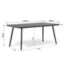 Lifestyle Western/Valencia 170 cm dining tuinset 5-delig thumbnail