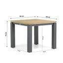 Santika Zaga/Veneto 90 cm dining tuinset 5-delig thumbnail