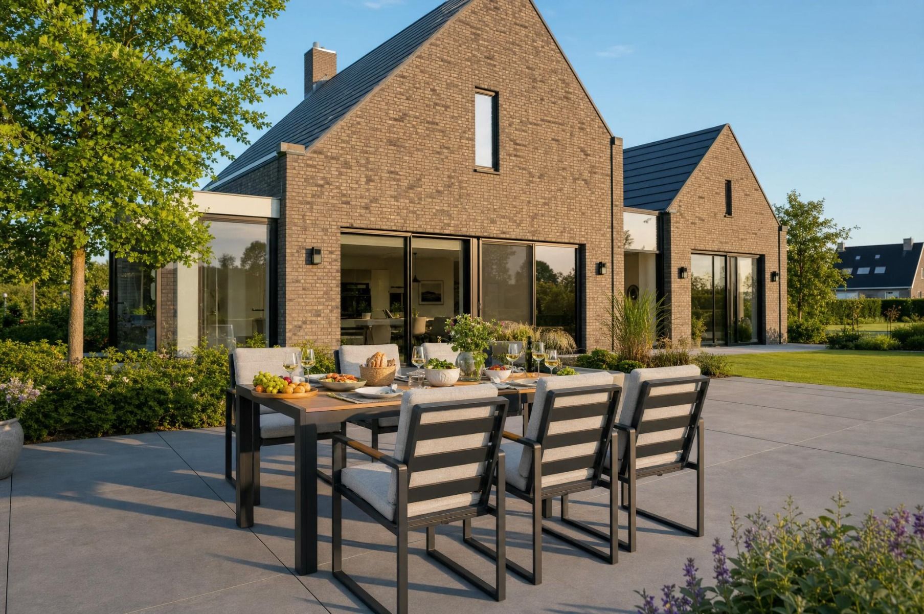 Lifestyle Alessio/Creta 210x90 cm dining tuinset 7-delig