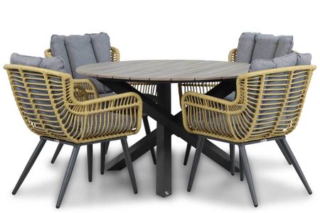Coco Azzano/Ancona 125 cm dining tuinset 5-delig