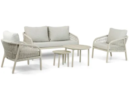 Lifestyle Biagio stoel-bank loungeset 5-delig