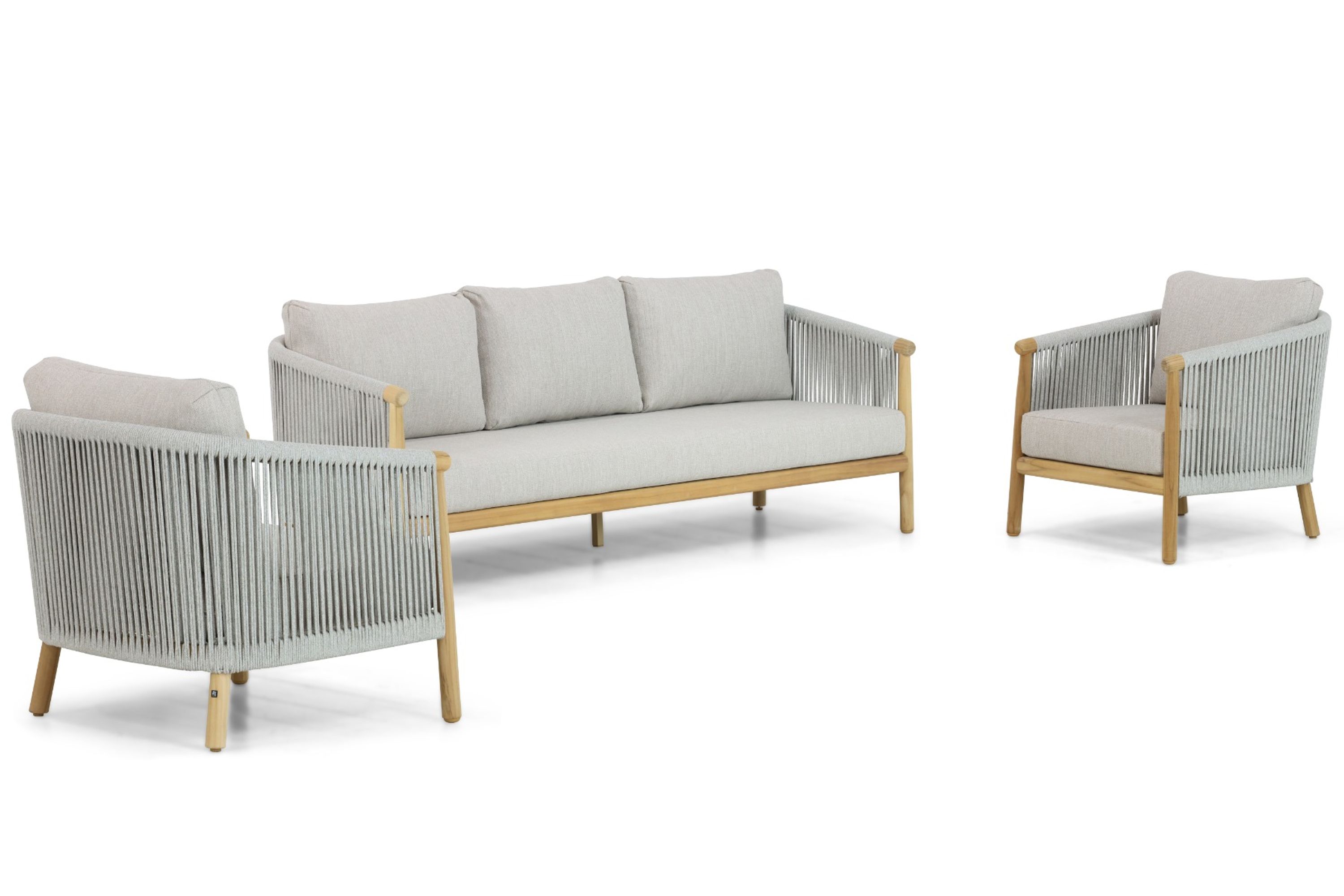 Lifestyle Bloom stoel-bank loungeset 3-delig