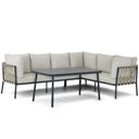 Lifestyle Boretti dining loungeset 3-delig thumbnail