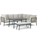 Lifestyle Boretti dining loungeset 4-delig thumbnail