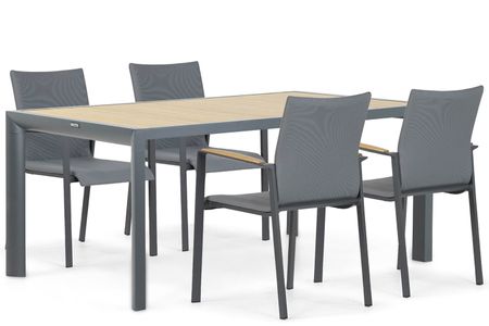 Lifestyle Brandon/Borello 180 cm dining tuinset 5-delig