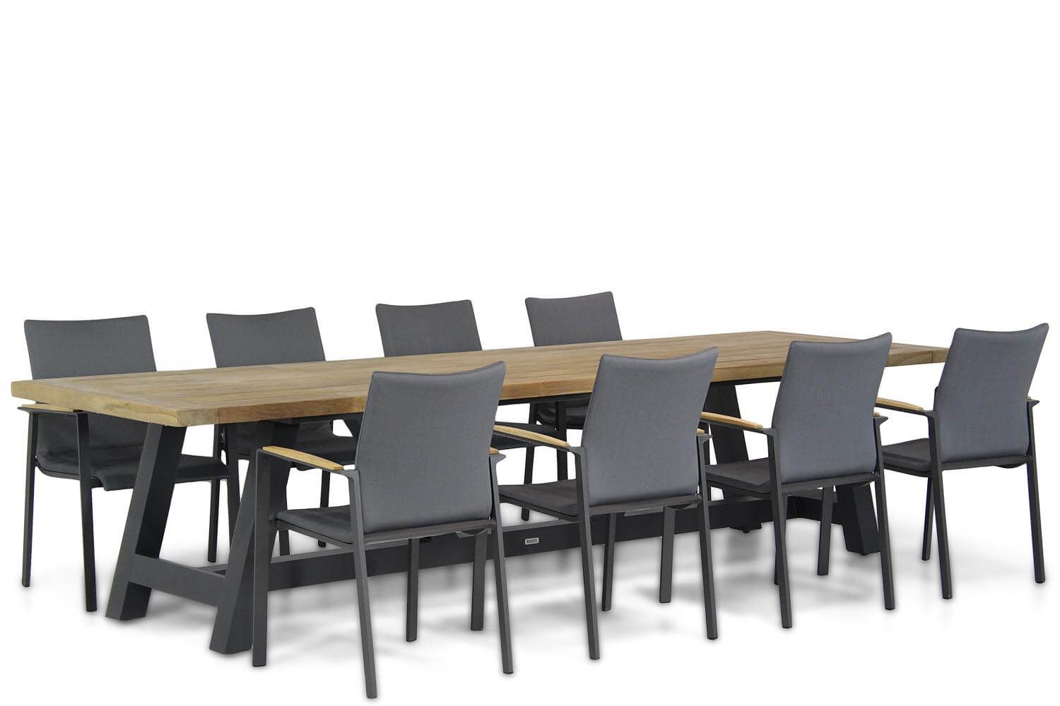 Lifestyle Brandon/Trente 330 cm dining tuinset 9-delig thumbnail