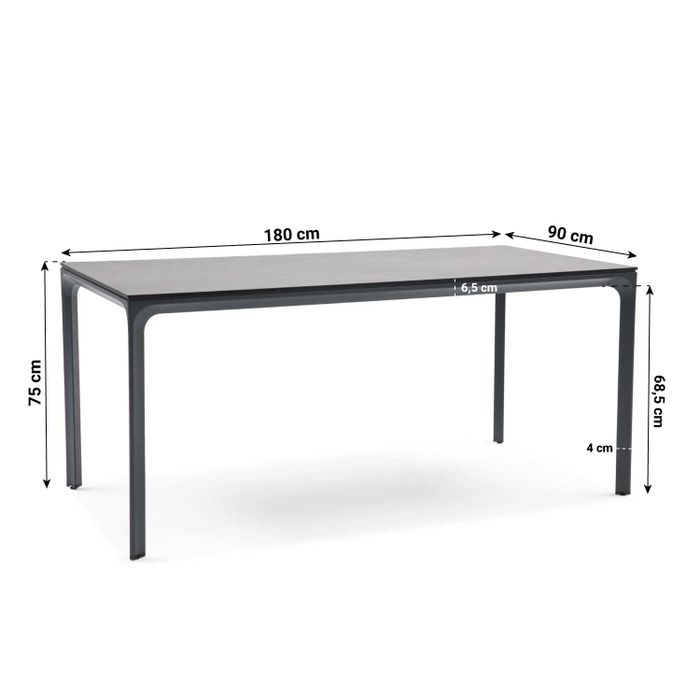 Hartman Royal Club/Cesar 180 cm dining tuinset 5-delig