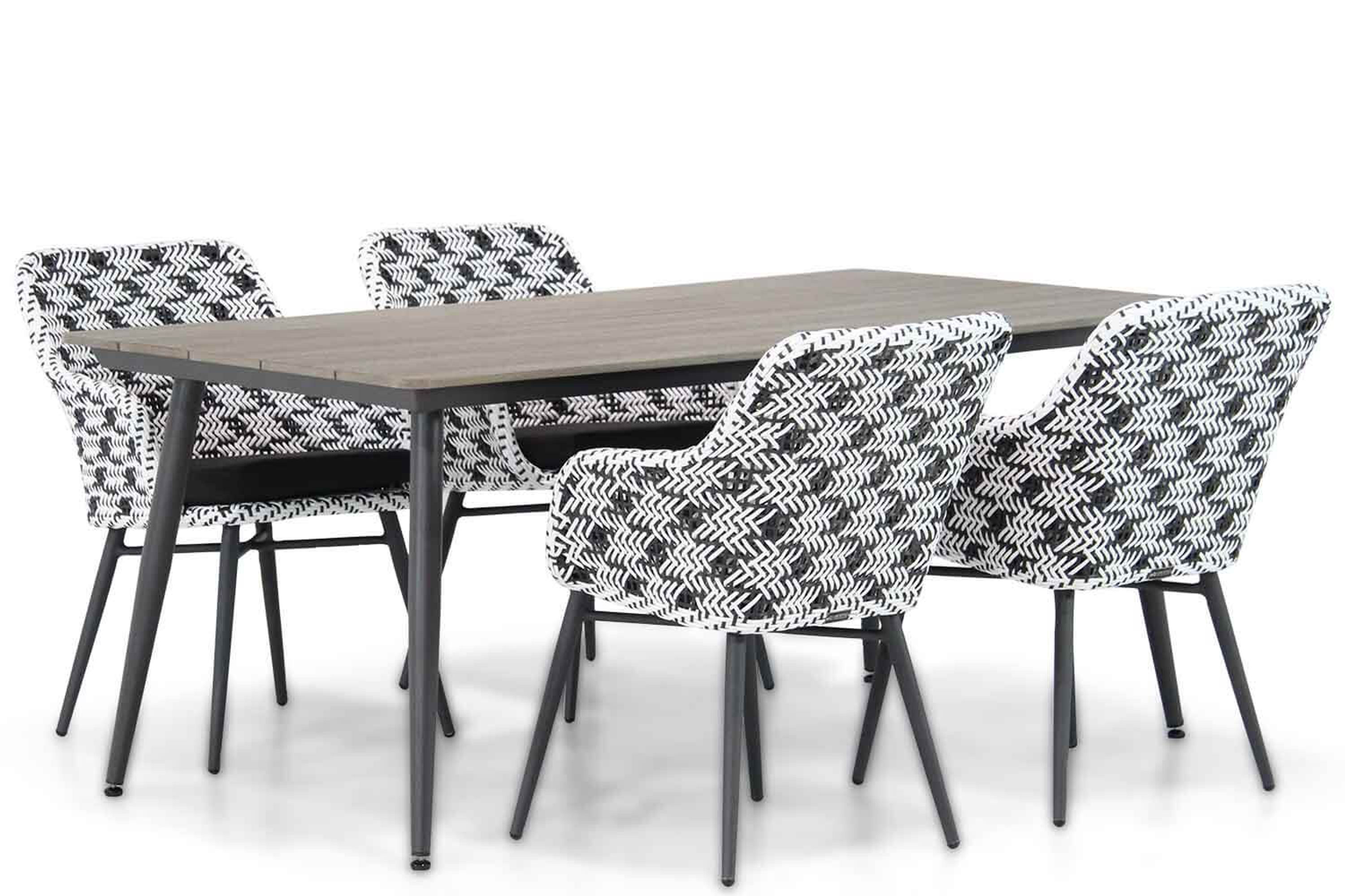 Lifestyle Crossway/Matale 180 cm dining tuinset 5-delig